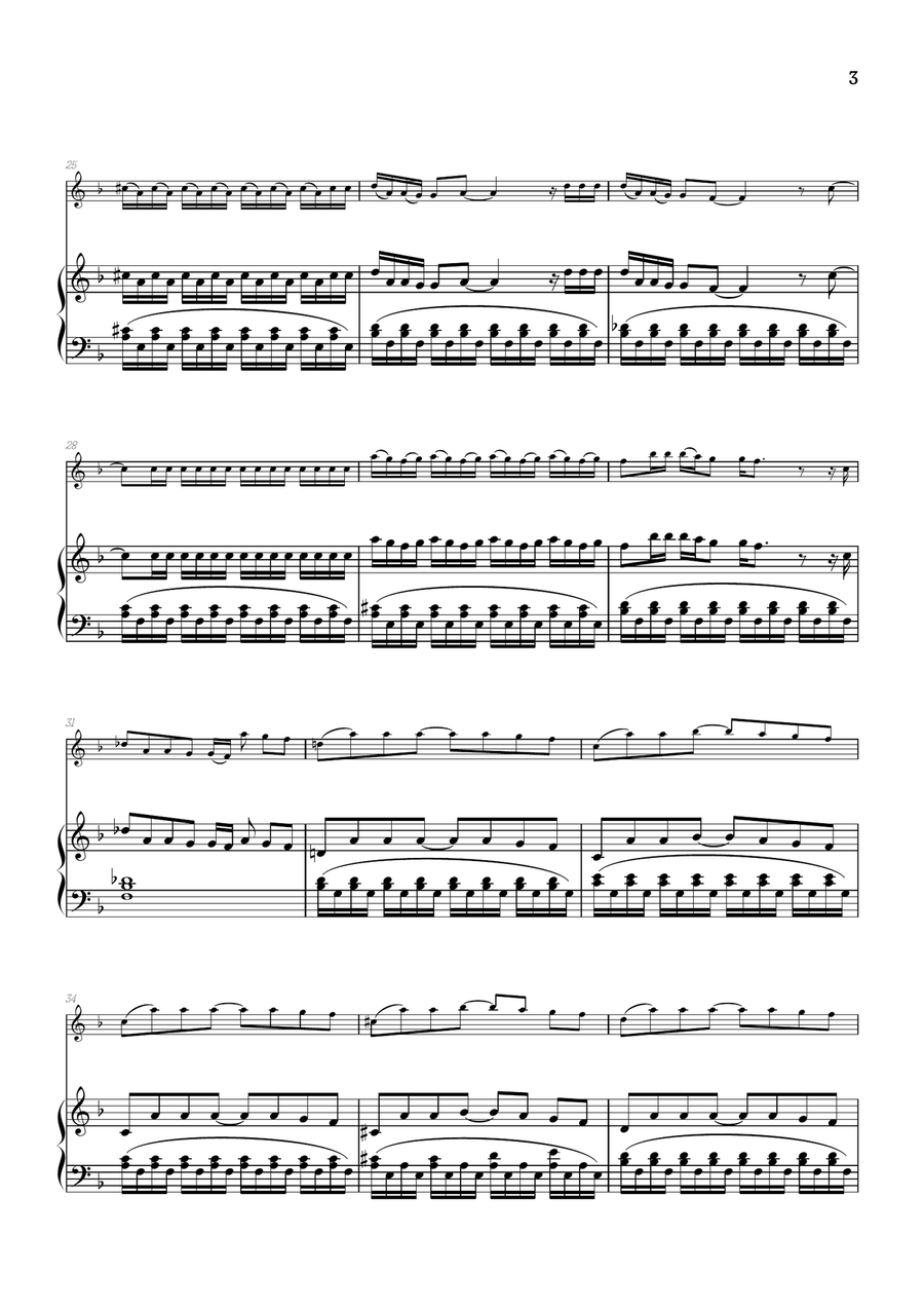 Vampire Piano scores gallery preview page 3