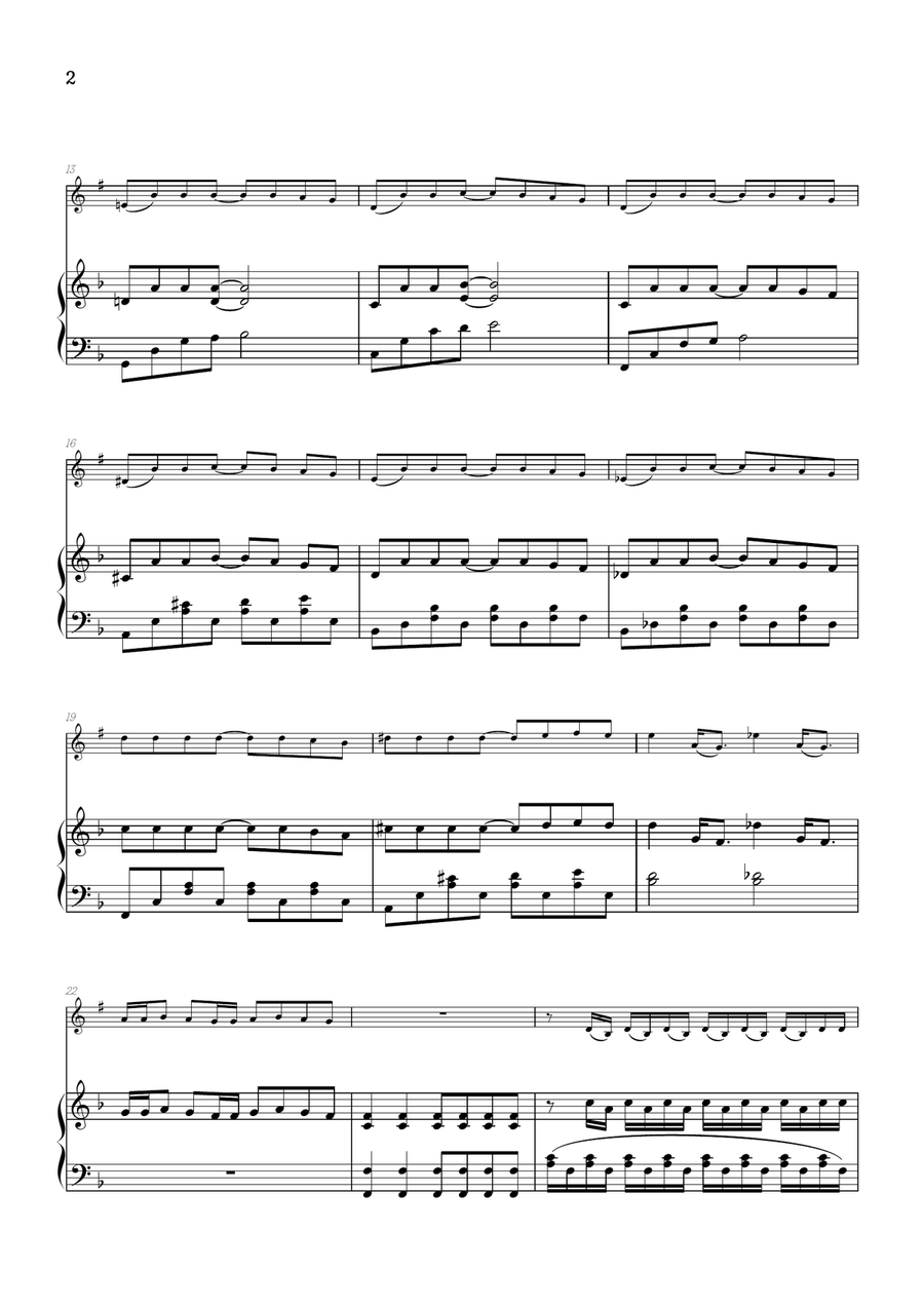 Vampire B-Flat Clarinet scores gallery preview page 2