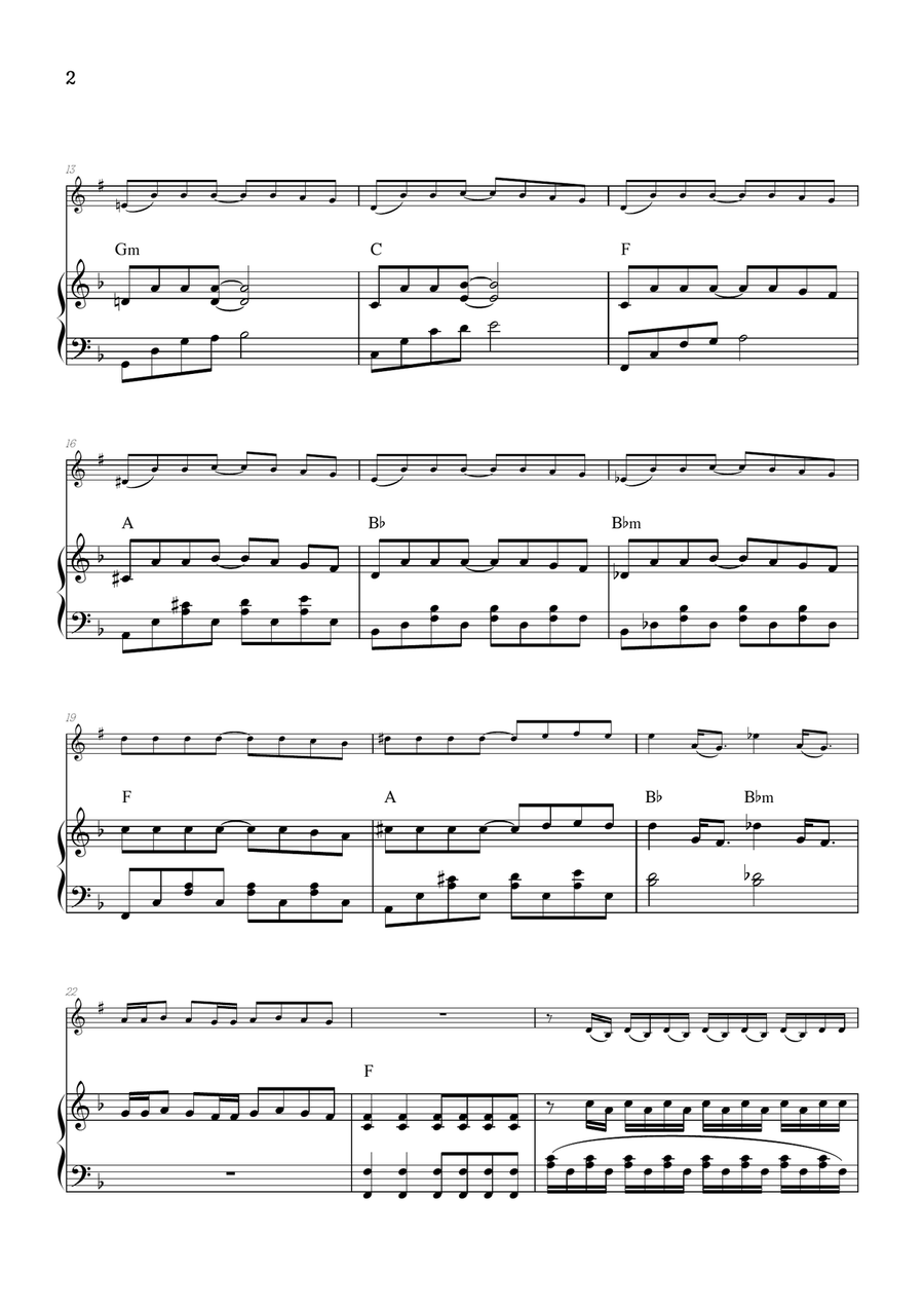 Vampire B-Flat Clarinet scores gallery preview page 2