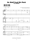 He Shall Feed His Flock (arr. Carol Klose)