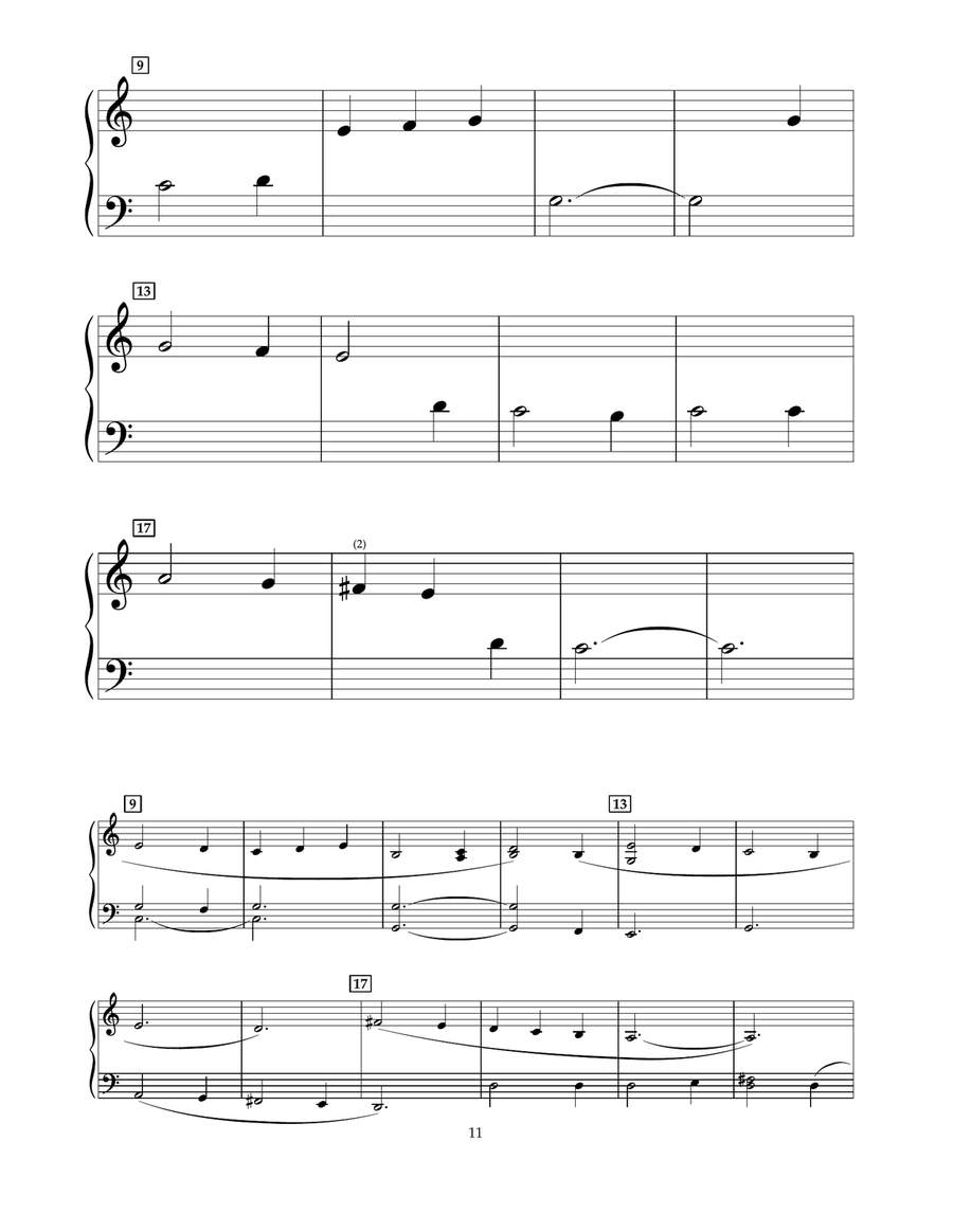 He Shall Feed His Flock (arr. Carol Klose) Piano scores gallery preview page 2