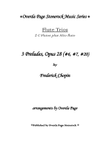 3 Preludes, Op. 28 (#6, #7, #20)