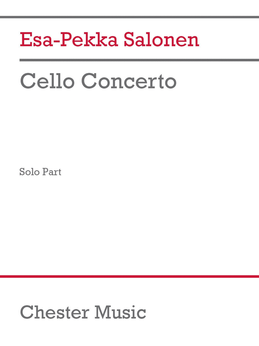 Cello Concerto (solo Part) Cello Solo scores gallery preview page 1