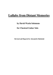 Lullaby from distant memories for guitar solo mini preview