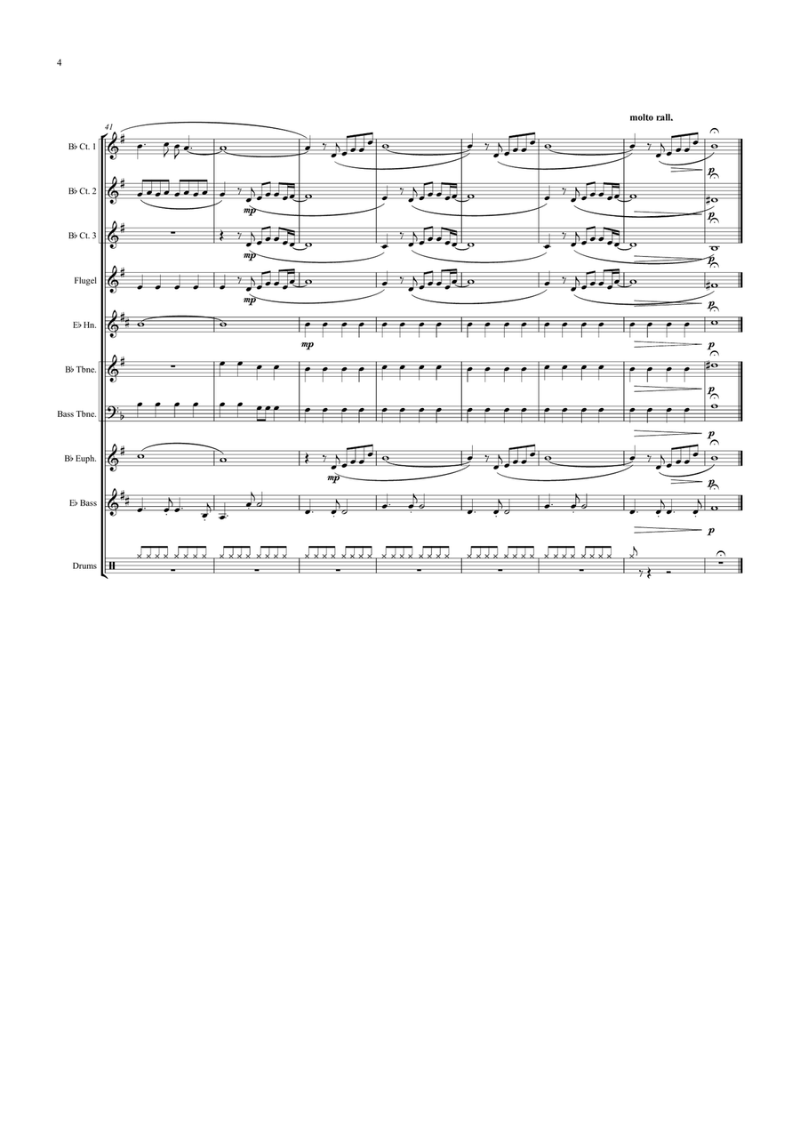 We've Only Just Begun Brass Ensemble scores gallery preview page 4