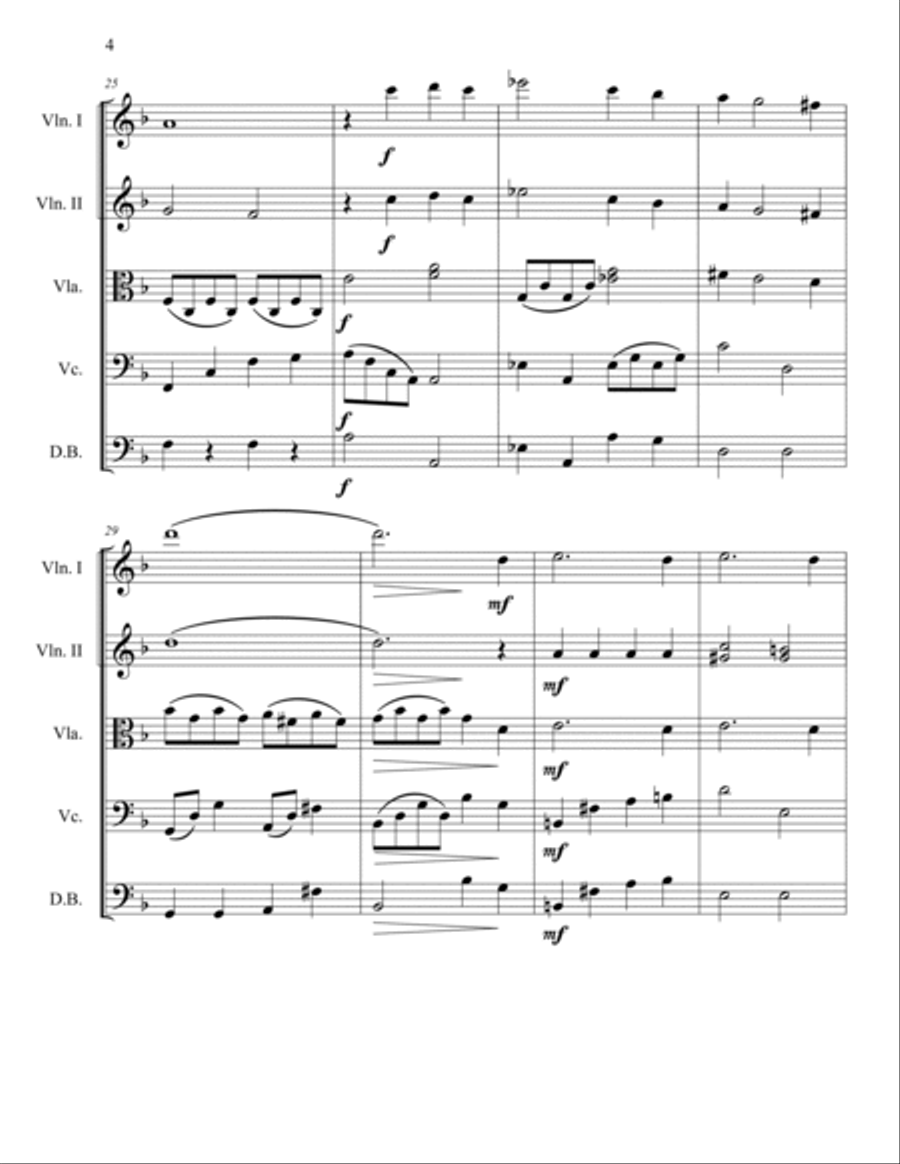 Because Of You Score and Parts - Digital Sheet Music page 4