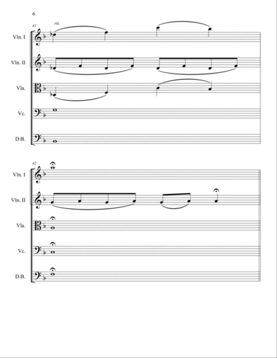 Because Of You Score and Parts - Digital Sheet Music page 6