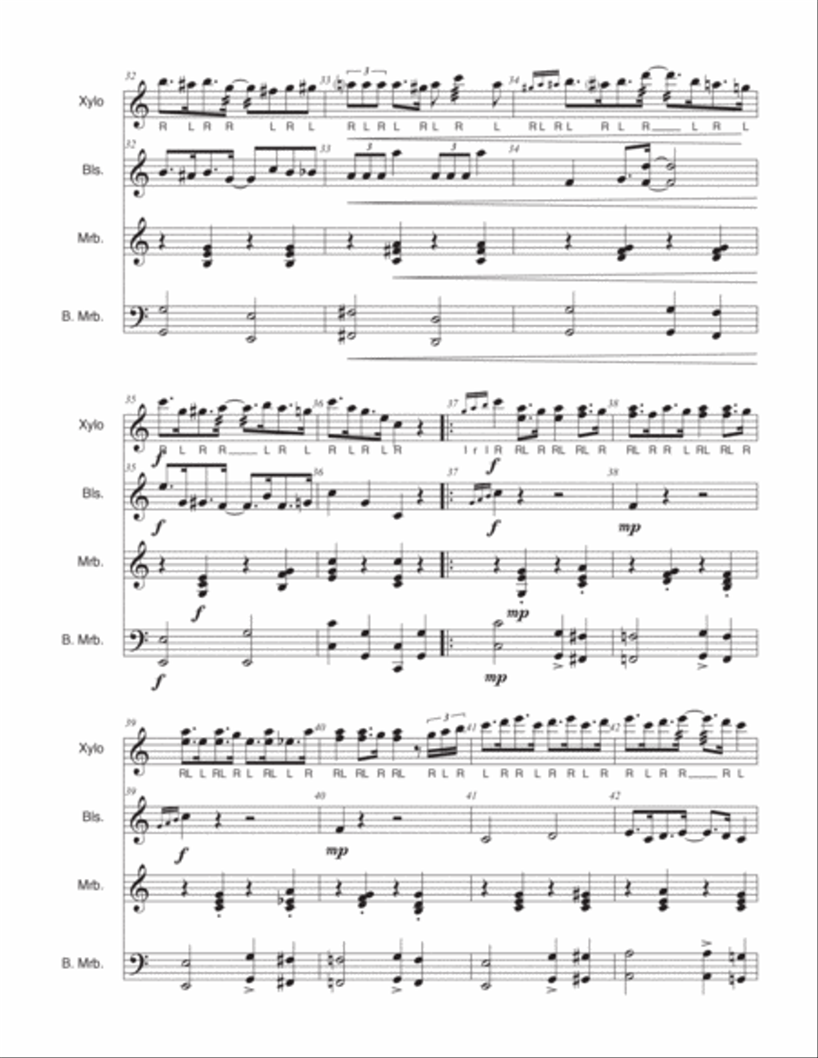 Watermelon Whispers Marimba scores gallery preview page 5