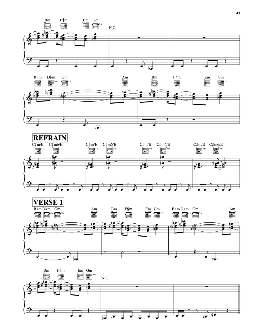 Putting Shame In Your Game Piano, Vocal, Guitar scores gallery preview page 2