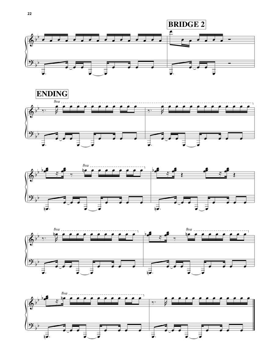 Just A Test Just A Test Piano, Vocal, Guitar scores gallery preview page 2