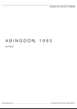 Abingdon, 1985