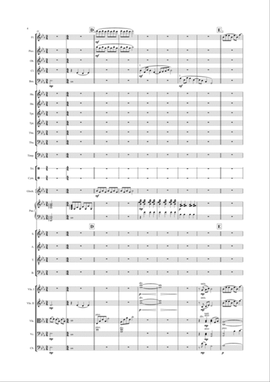 Farewell Full Orchestra scores gallery preview page 4