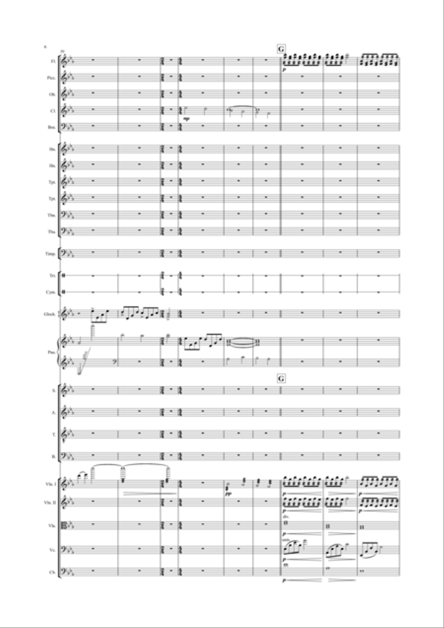 Farewell Full Orchestra scores gallery preview page 6