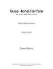Quasi-tonal Fanfare for Brass and Percussion