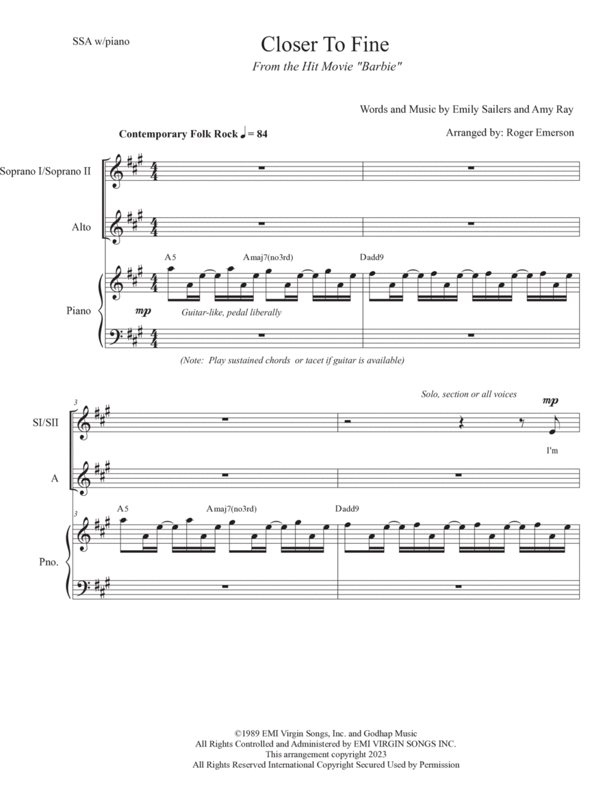 Closer To Fine SSA scores gallery preview page 1