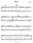 Bach Minuet in C minor BWV 121