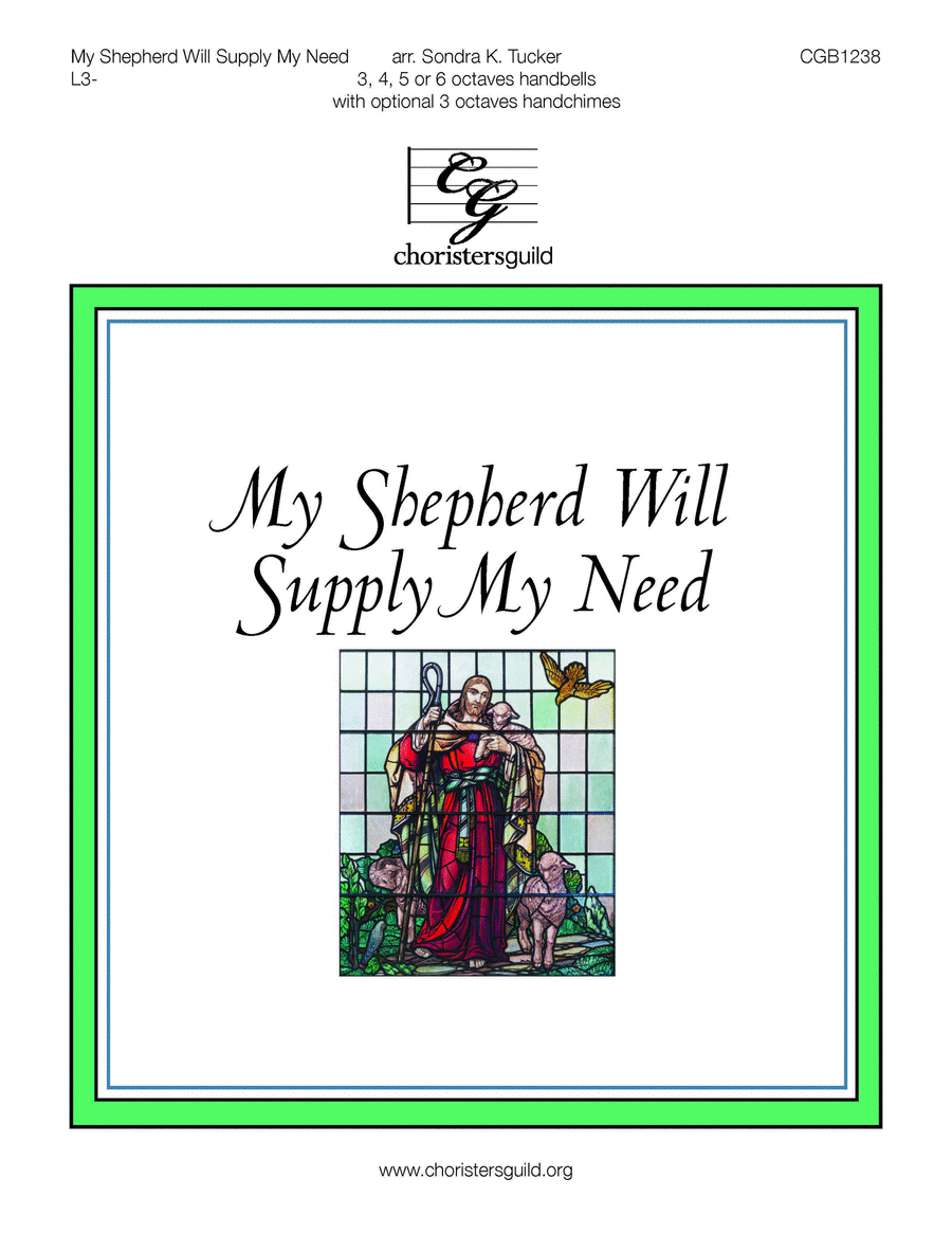 My Shepherd Will Supply My Need Handbell Choir scores gallery preview page 1