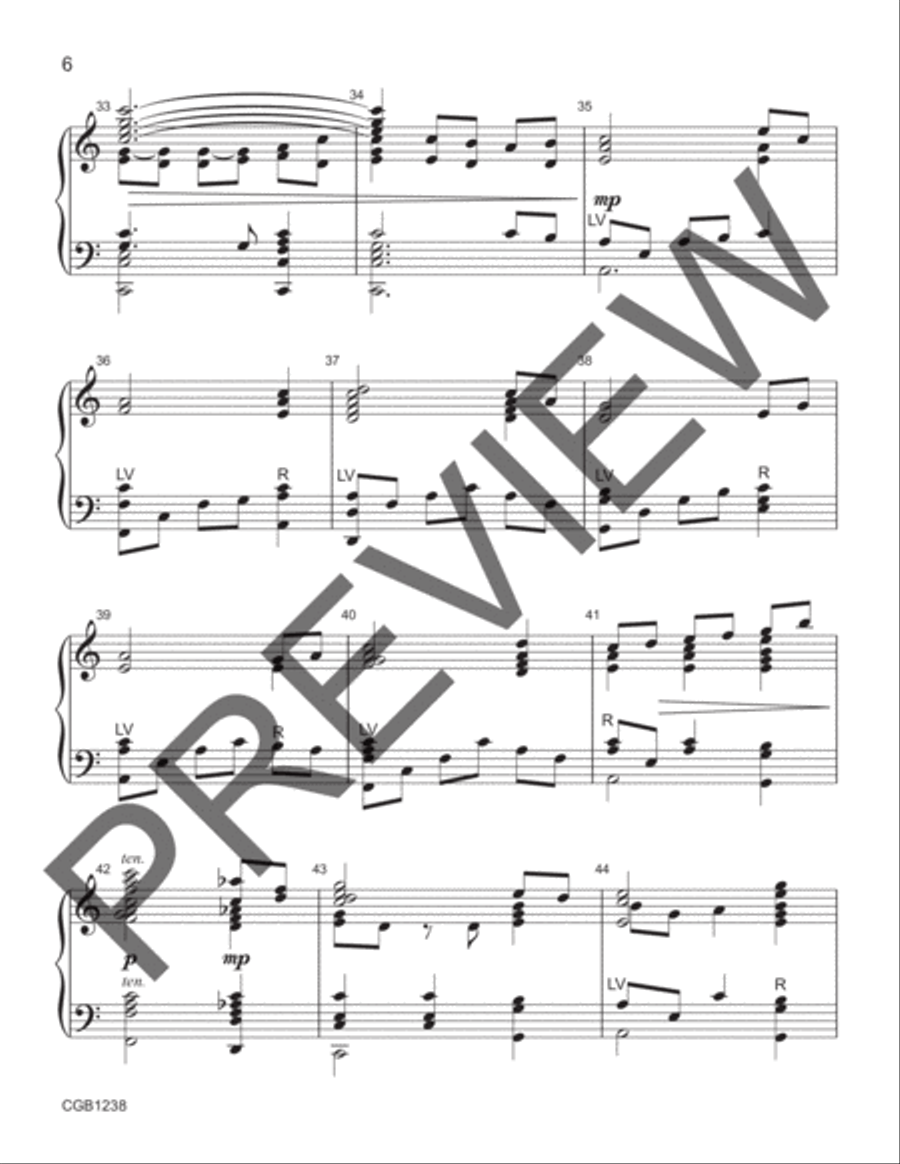 My Shepherd Will Supply My Need Handbell Choir scores gallery preview page 5