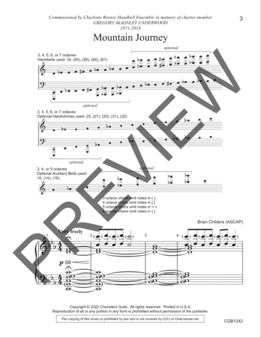 Mountain Journey 5-Octaves scores gallery preview page 2