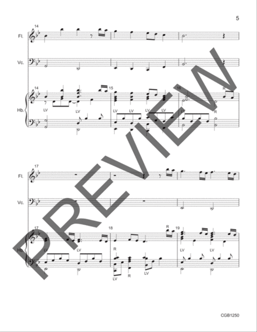 O God, Our Help in Ages Past (Full Score) 5-Octaves scores gallery preview page 4