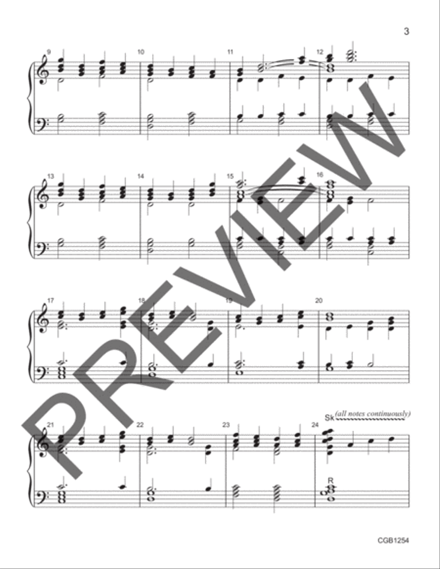 Pageantry (3, 4 or 5 octaves) 5-Octaves scores gallery preview page 3