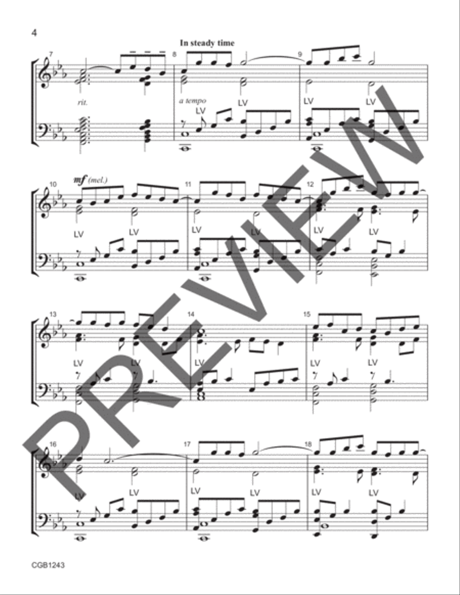 Christians to the Paschal Victim Handbell Choir scores gallery preview page 3