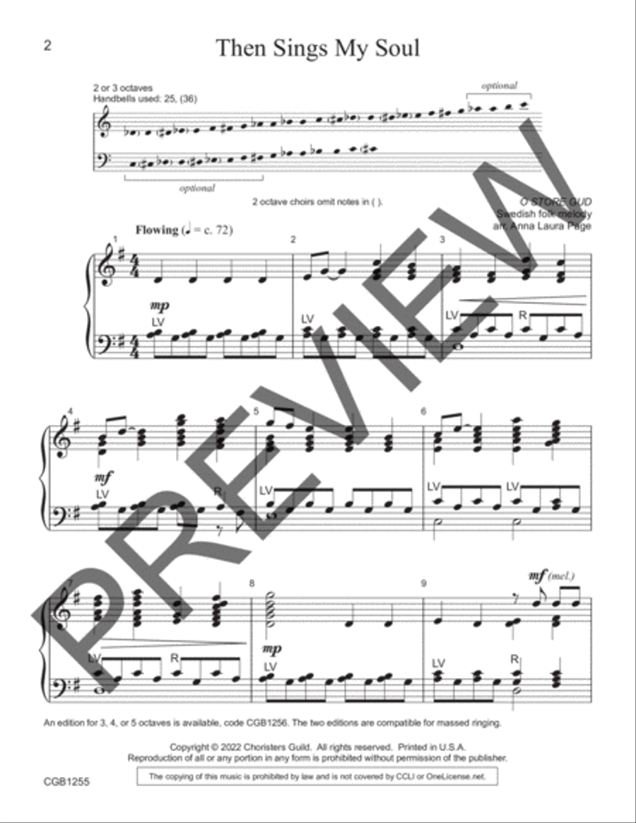 Then Sings My Soul (2-3 octaves) 3-Octaves scores gallery preview page 2