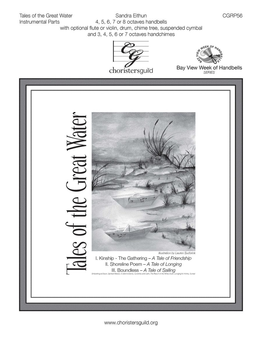 Tales of the Great Water Reproducible Percussion Parts Handbell scores gallery preview page 1