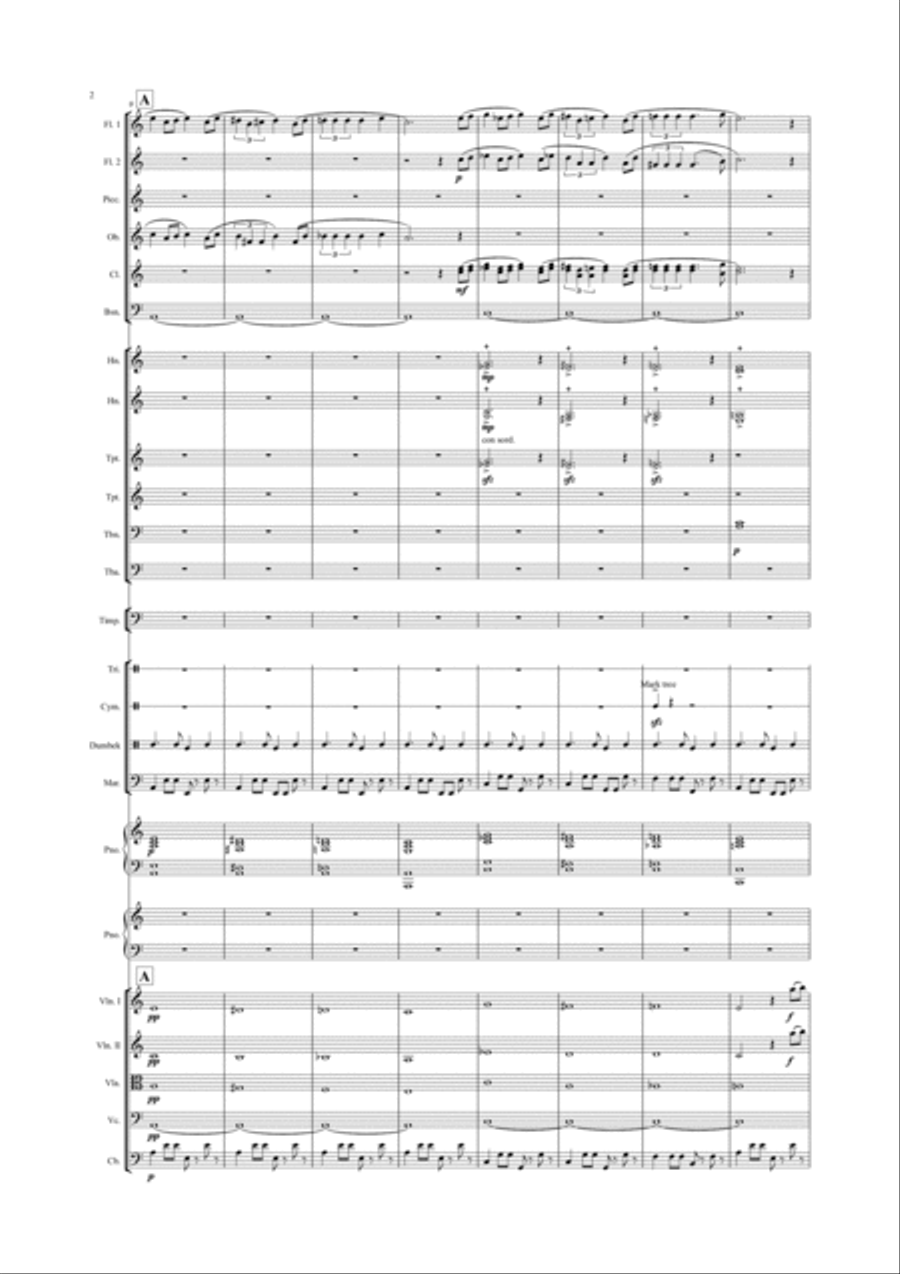 Arabian Nights Full Orchestra scores gallery preview page 2