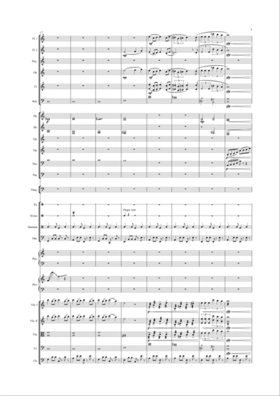 Arabian Nights Full Orchestra scores gallery preview page 3