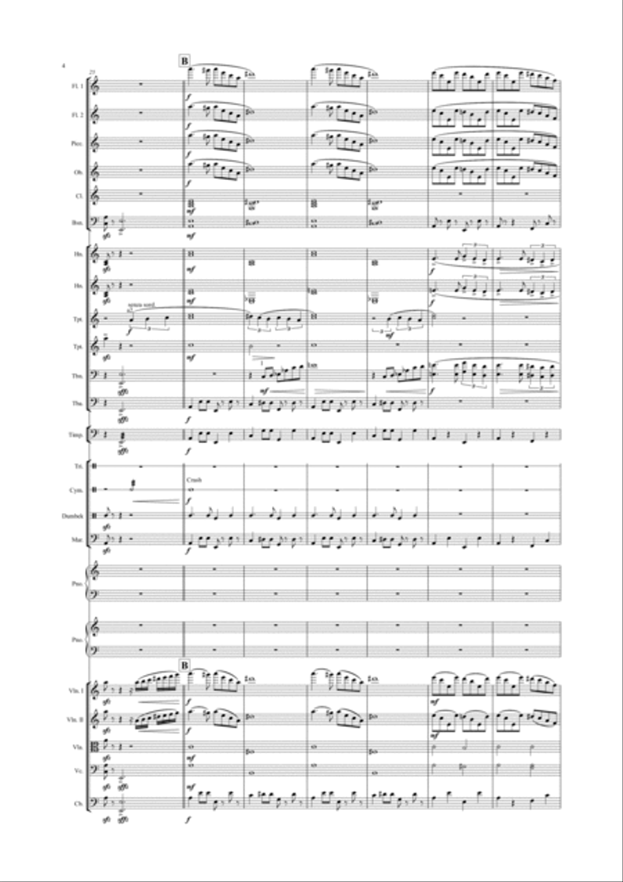 Arabian Nights Full Orchestra scores gallery preview page 4
