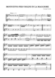 Motivetto per Violini in La Maggiore, Op. 21 No. 5