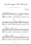 Scarborough Fair/canticle