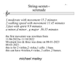 STRING SEXTET SERENADE