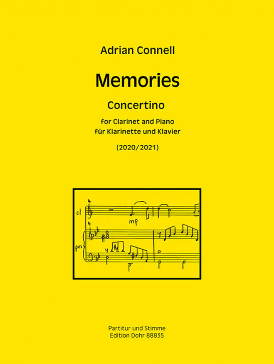 Memories Clarinet Solo scores gallery preview page 1