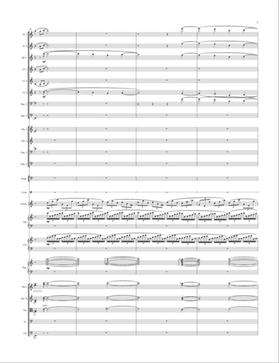 One Summer's Day Full Orchestra scores gallery preview page 5