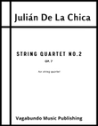De La Chica: String Quartet Op. 7, No. 2 - Score Only
