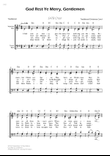 God Rest Ye Merry, Gentlemen - SATB Choir - W/Chords