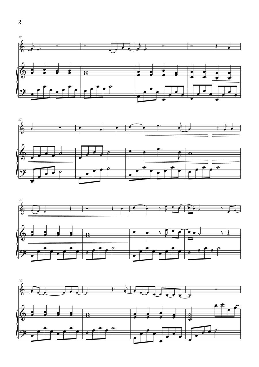 What Was I Made For? Violin Solo scores gallery preview page 2