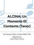 ALCINA: Un Momento Di Contento (Tenor) mini preview
