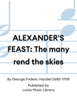 ALEXANDER'S FEAST: The many rend the skies mini preview