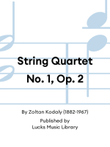 String Quartet No. 1, Op. 2 mini preview