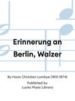 Erinnerung an Berlin, Walzer