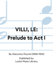 VILLI, LE: Prelude to Act I mini preview