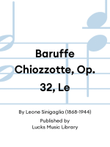 Baruffe Chiozzotte, Op. 32, Le