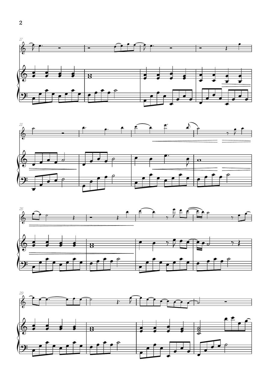 What Was I Made For? Flute Solo scores gallery preview page 2