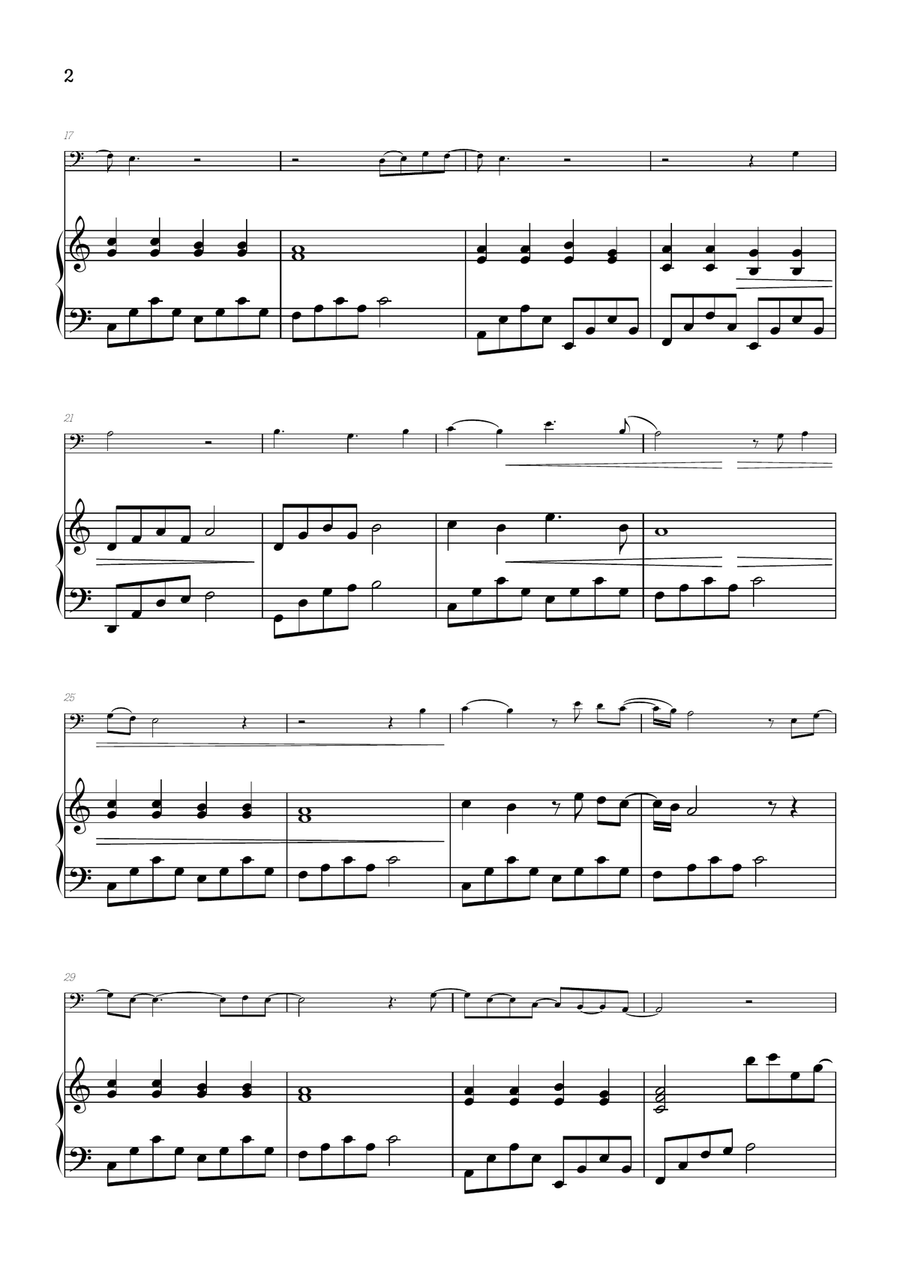 What Was I Made For? Piano scores gallery preview page 2