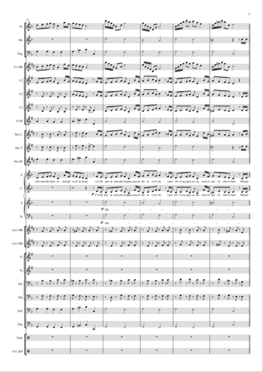 Preferisco Il Paradiso Concert Band scores gallery preview page 3