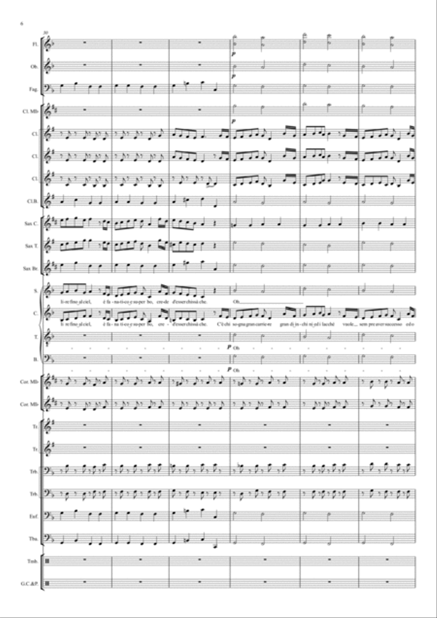 Preferisco Il Paradiso Concert Band scores gallery preview page 6