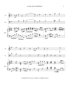 O Little Town of Bethlehem (Trio for Flute, Cello and Piano) Small Ensemble scores gallery preview page 6